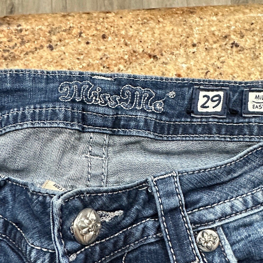 Miss Me Women's Dark Blue Boot Cut Jeans - Picture 4 of 5